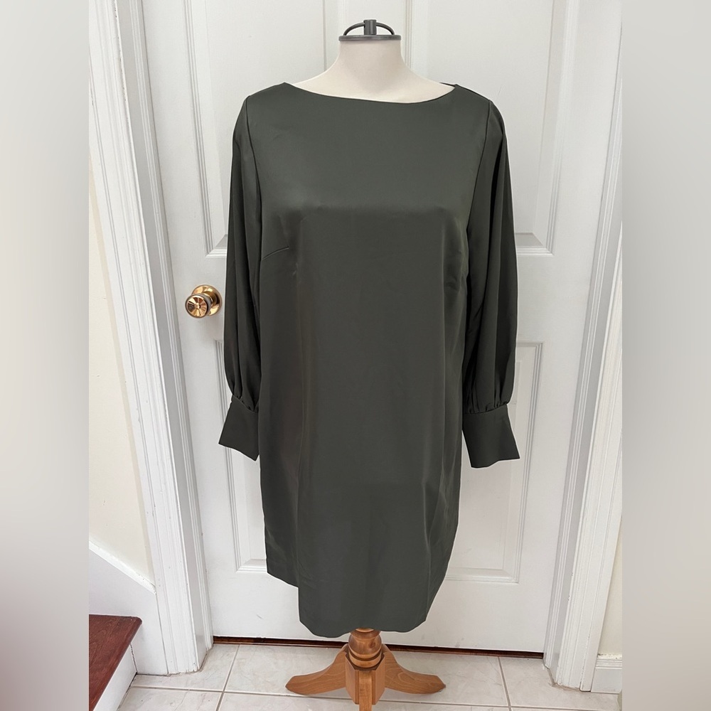 H&M Elegant Olive Green Dress ladies large